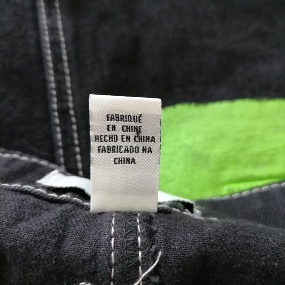 Forever 21 Womens Black Belted Flap Pocket Square Circle Mini Skirt Size S - Picture 6 of 8